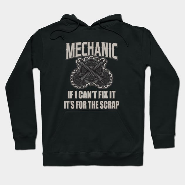 Car Mechanic Hoodie by Foxxy Merch